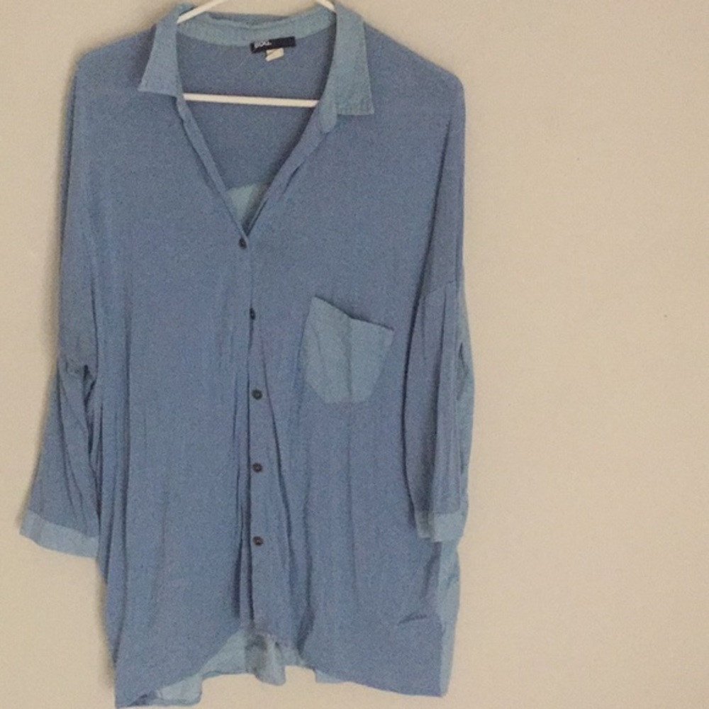bdg • oversized‎ chambray shirt
